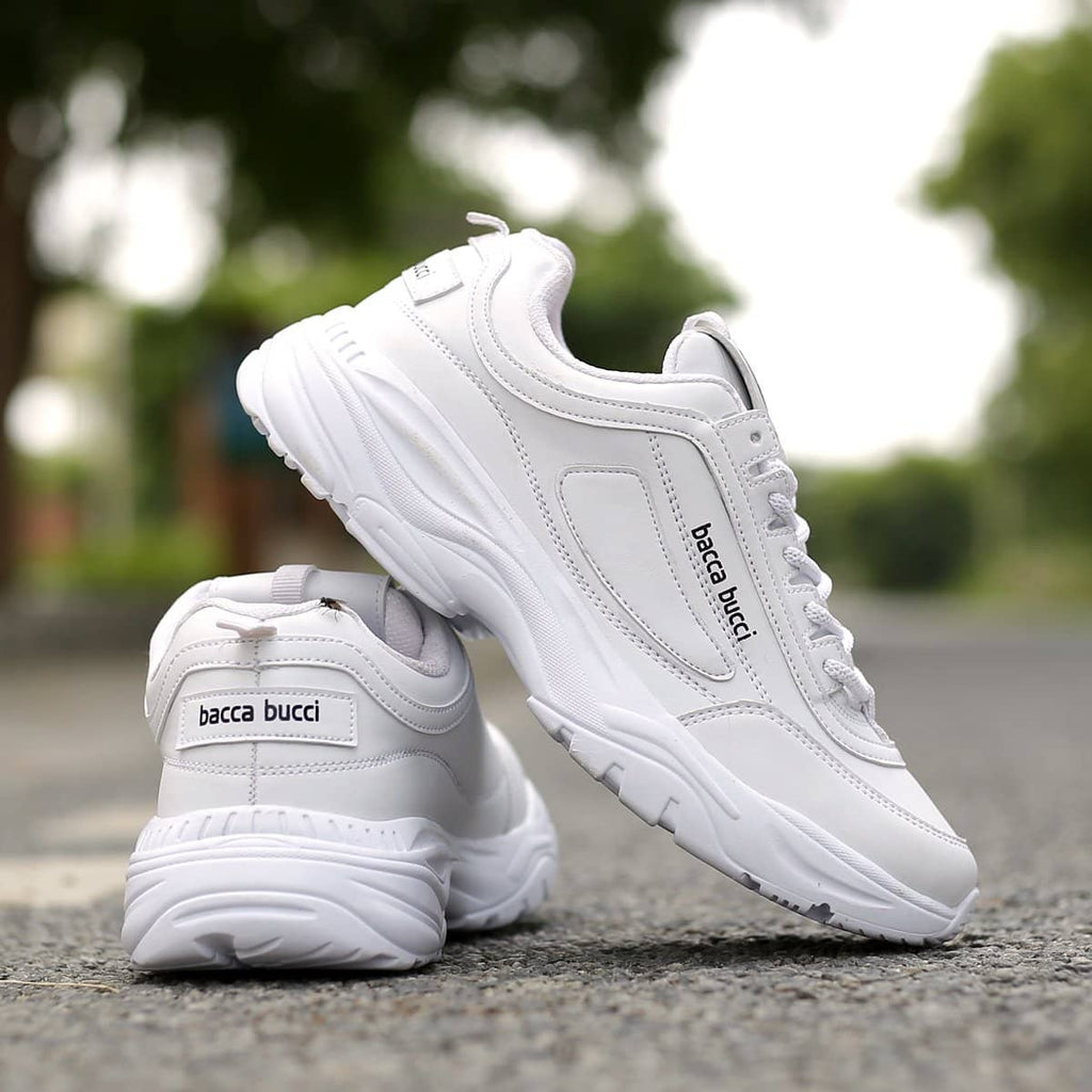 Damyuan Women's Walking Shoes Tennis Sneakers Casual Lace Up Lightweight  Running Shoes 7.5 A White